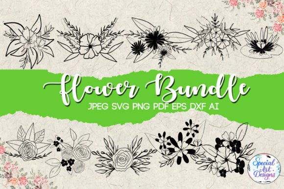 Flowers Svg Design: Graphics for Crafts and Creative Projects