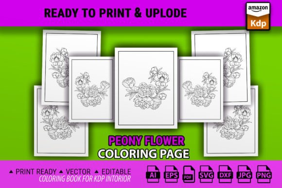 Peony Flowers Sketch Art Tattoo Designs