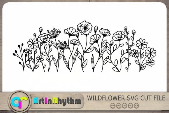 Wildflower Svg for Crafts and Graphics